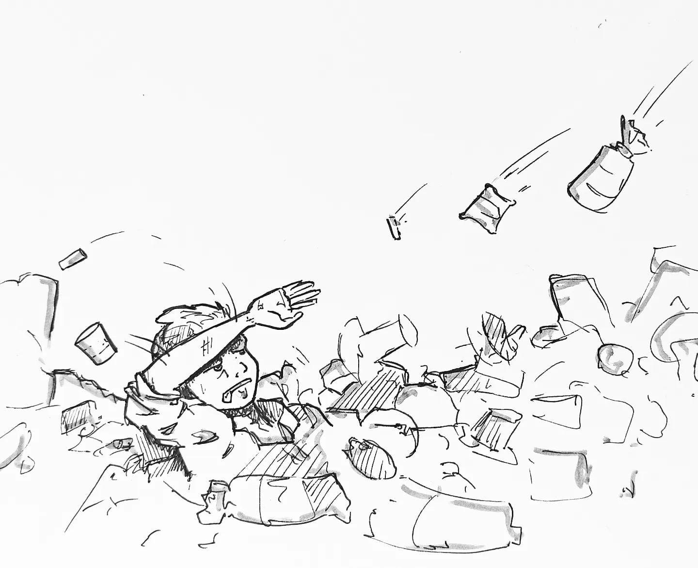 Es ist wieder #Incentive Zeit, die Mitarbeiter werden wieder mit Plastikschrott zu Höchstleistungen motiviert! #kopfprojekt #blog #life #diary #tagebuch #zettelfan #zeichnen #zeichnung #bildchen #skizze #skribble #scribble #kritzelei #comic #drawing #illustration #painting #artbook #sketch #sketchbook #doodle #draft #inkdrawing