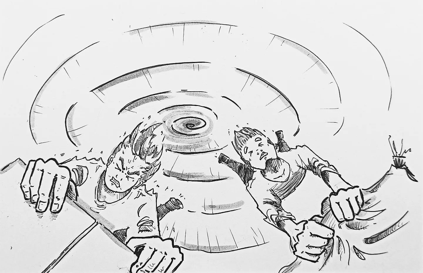 Ist schon nicht so leicht, sich im #strudel des Lebens zurechtzufinden. #kopfprojekt #blog #life #diary #tagebuch #zettelfan #zeichnen #zeichnung #bildchen #skizze #skribble #scribble #kritzelei #comic #drawing #illustration #painting #artbook #sketch #sketchbook #doodle #draft #inkdrawing