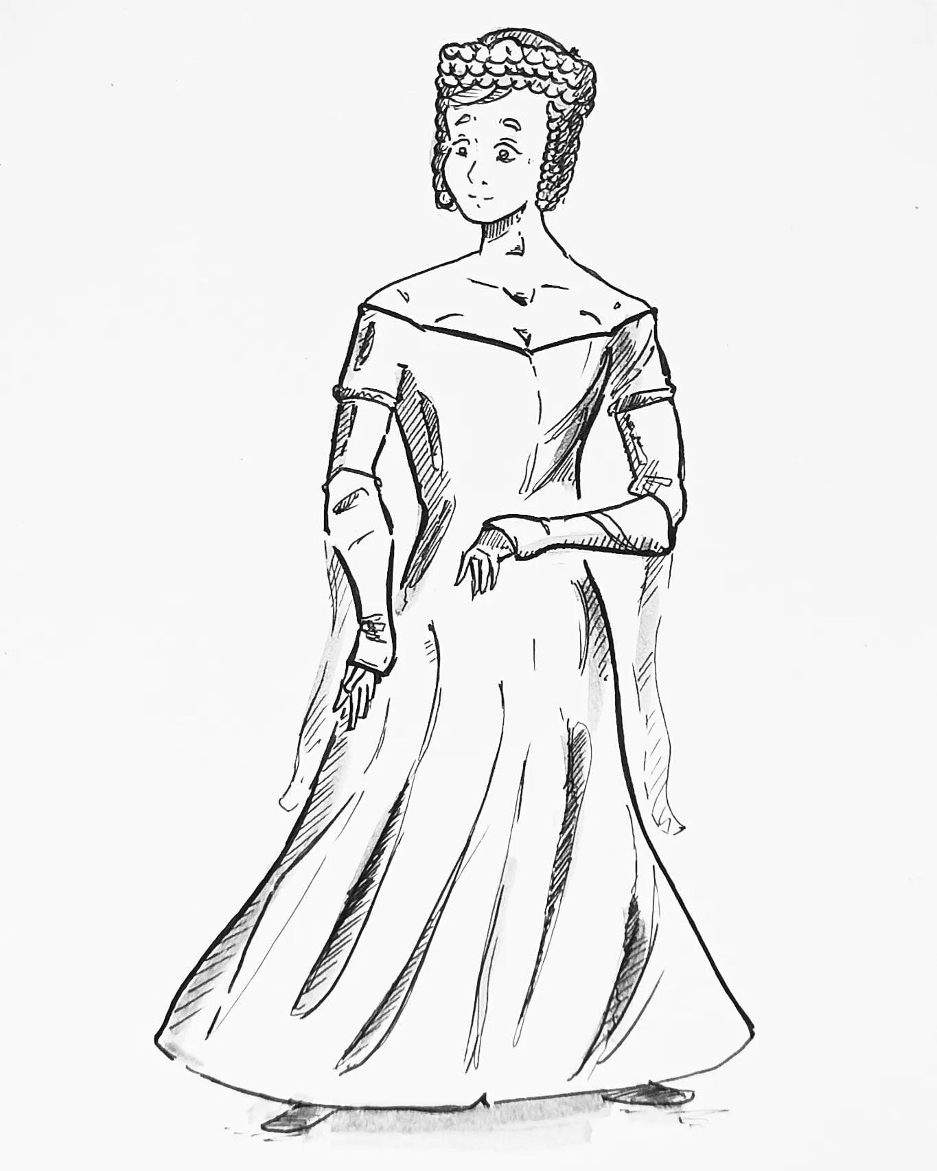 Eine Woche Auszeit schon vorbei, jetzt schnell wieder das Hamsterrad schmieren. #burgfräulein auf #burghotelscharfenstein #kopfprojekt #drawingsketch #9springs