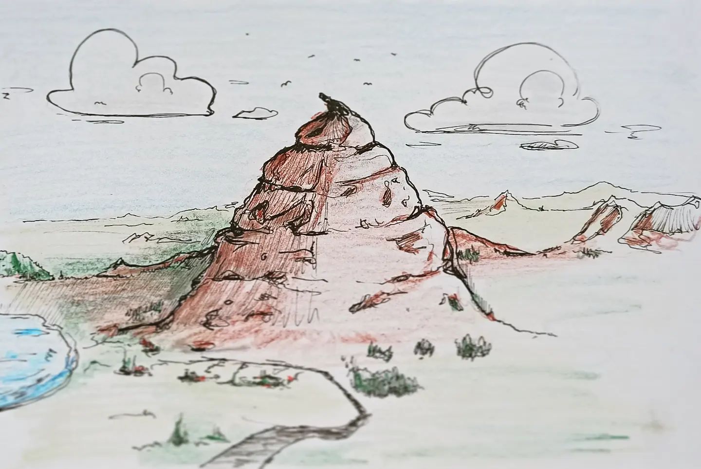 Für uns heißt es, eine Woche #urlaub am "dunklen Berg" und für euch damit, eine Woche keine nervigen Bilder in eurem Instagram feed ????⛱️#kopfprojekt #montenegro #blog #life #diary #tagebuch #zettelfan #zeichnen #zeichnung #bildchen #skizze #skribble #scribble #kritzelei #comic #drawing #illustration #painting #artbook #sketch #sketchbook #doodle #draft #inkdrawing