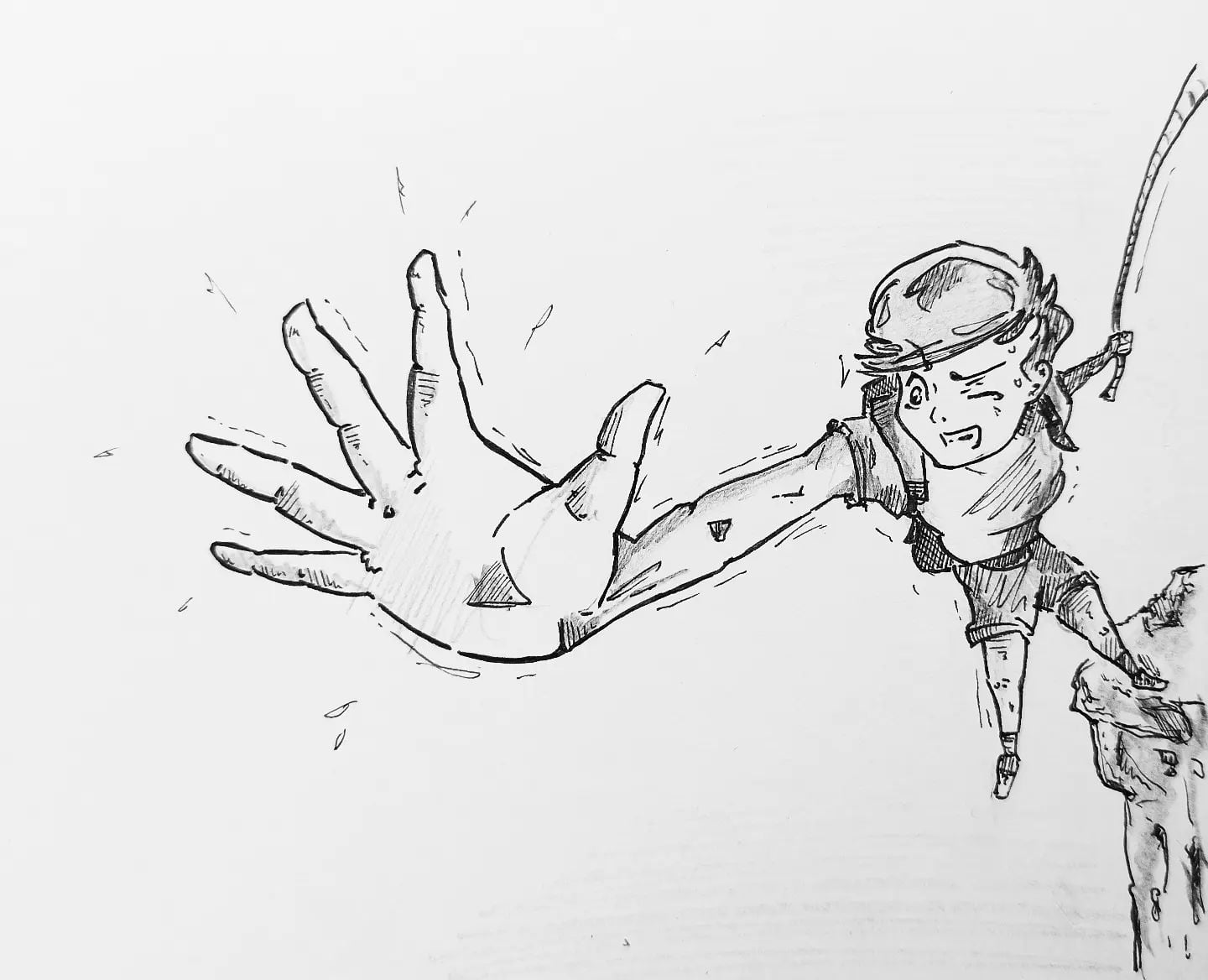 Das #Ziel ist zum greifen nahe ... noch ein kleines Stückchen ...#kopfprojekt #blog #life #diary #tagebuch #zettelfan #zeichnen #zeichnung #bildchen #skizze #skribble #scribble #kritzelei #comic #drawing #illustration #painting #artbook #sketch #sketchbook #doodle #draft #inkdrawing