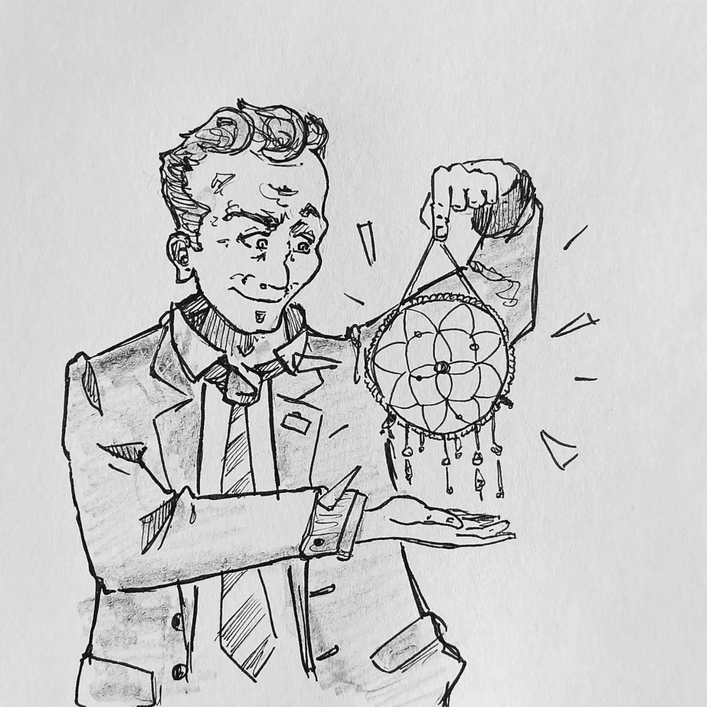 "Wir möchten sie mit unserem diesjähriges Mitarbeitergeschenk daran erinnern, wem ihre Träume in der Realität gehören. Für ihre persönlichen Wünsche haben wir dann dieses Teil hier ... " ????#kopfprojekt #blog #life #diary #tagebuch #zettelfan #zeichnen #zeichnung #bildchen #skizze #skribble #scribble #kritzelei #comic #drawing #illustration #painting #artbook #sketch #sketchbook #doodle #draft #inkdrawing