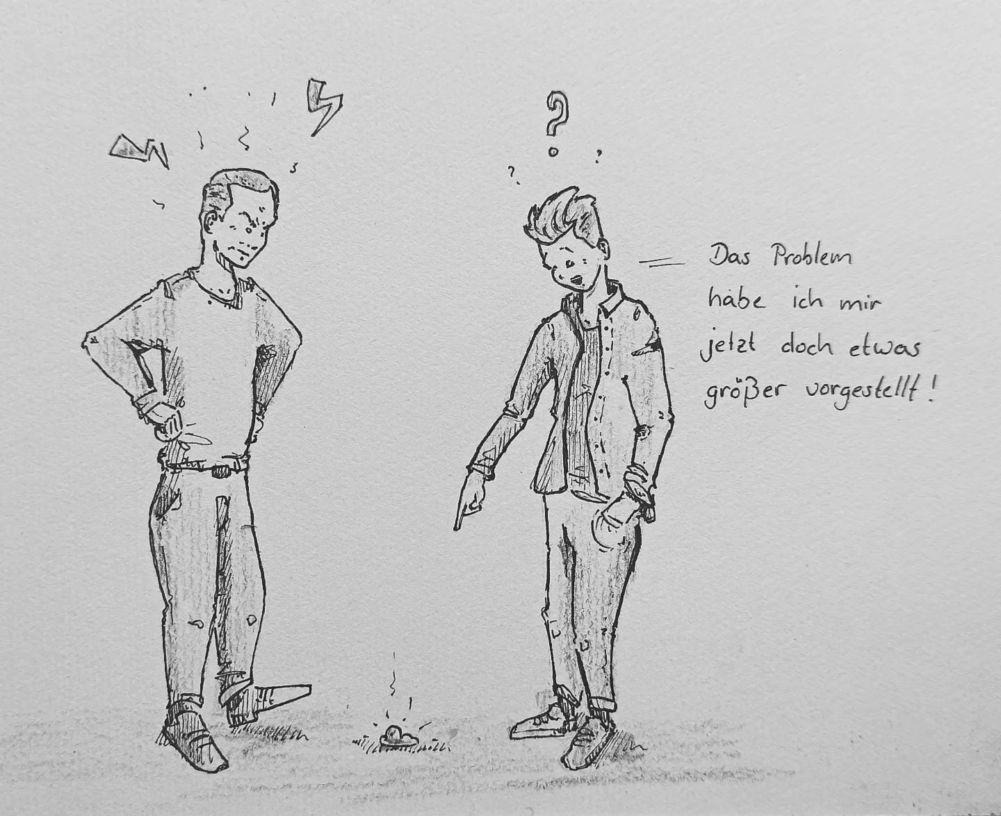 Soviel zum Thema Retrospektive... ????#kopfprojekt #blog #life #diary #tagebuch #zettelfan #zeichnen #zeichnung #bildchen #skizze #skribble #scribble #kritzelei #comic #drawing #illustration #painting #artbook #sketch #sketchbook #doodle #draft #inkdrawing