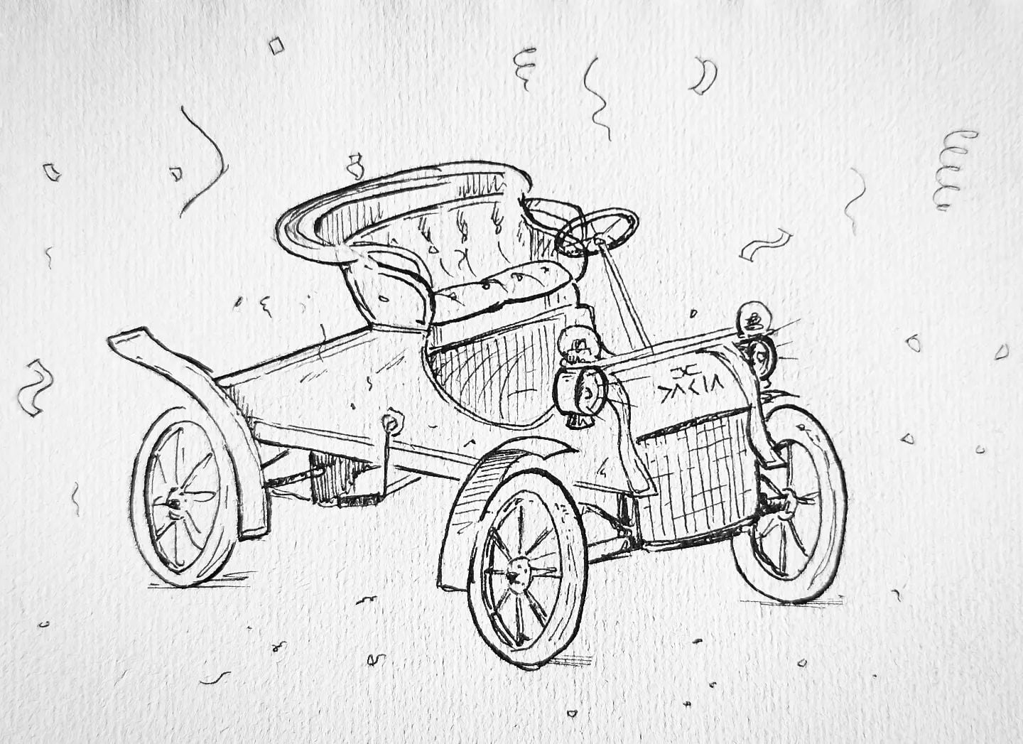 Goodbye #razorquest, hello new friend!Bei Auto Nr. 4 haben wir uns bewusst für einfache Technik entschieden. Drückt uns die Daumen, dass wir immer eine Spur breit Asphalt unter den Rädern haben