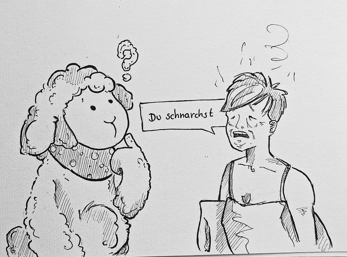 Was für eine Frechheit 🤥😎#kopfprojekt #blog #life #diary #tagebuch #zettelfan #zeichnen #zeichnung #bildchen #skizze #skribble #scribble #kritzelei #comic #drawing #illustration #painting #artbook #sketch #sketchbook #doodle #draft #inkdrawing