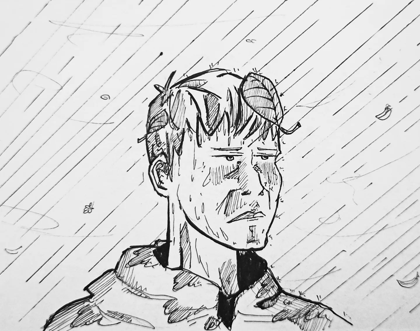 Ach wie schön, der #Herbst ist über Nacht eingekehrt. Dann öffnen wir mal eine frische Dose #vitaminD3 ...#kopfprojekt #blog #life #diary #tagebuch #zettelfan #zeichnen #zeichnung #bildchen #skizze #skribble #scribble #kritzelei #comic #drawing #illustration #painting #artbook #sketch #sketchbook #doodle #draft #inkdrawing