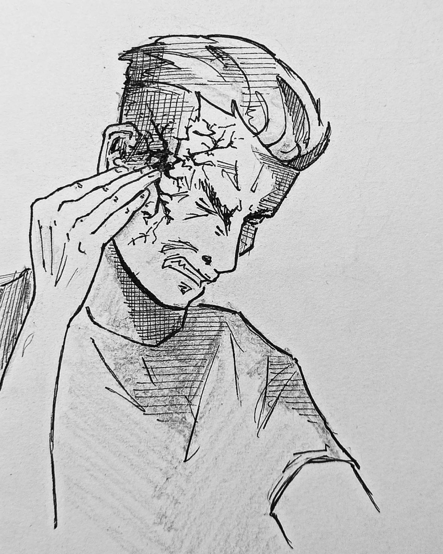 Zerbrich dir nicht den Kopf!#kopfprojekt #blog #life #diary #tagebuch #zettelfan #zeichnen #zeichnung #bildchen #skizze #skribble #scribble #kritzelei #comic #drawing #illustration #painting #artbook #sketch #sketchbook #doodle #draft #inkdrawing