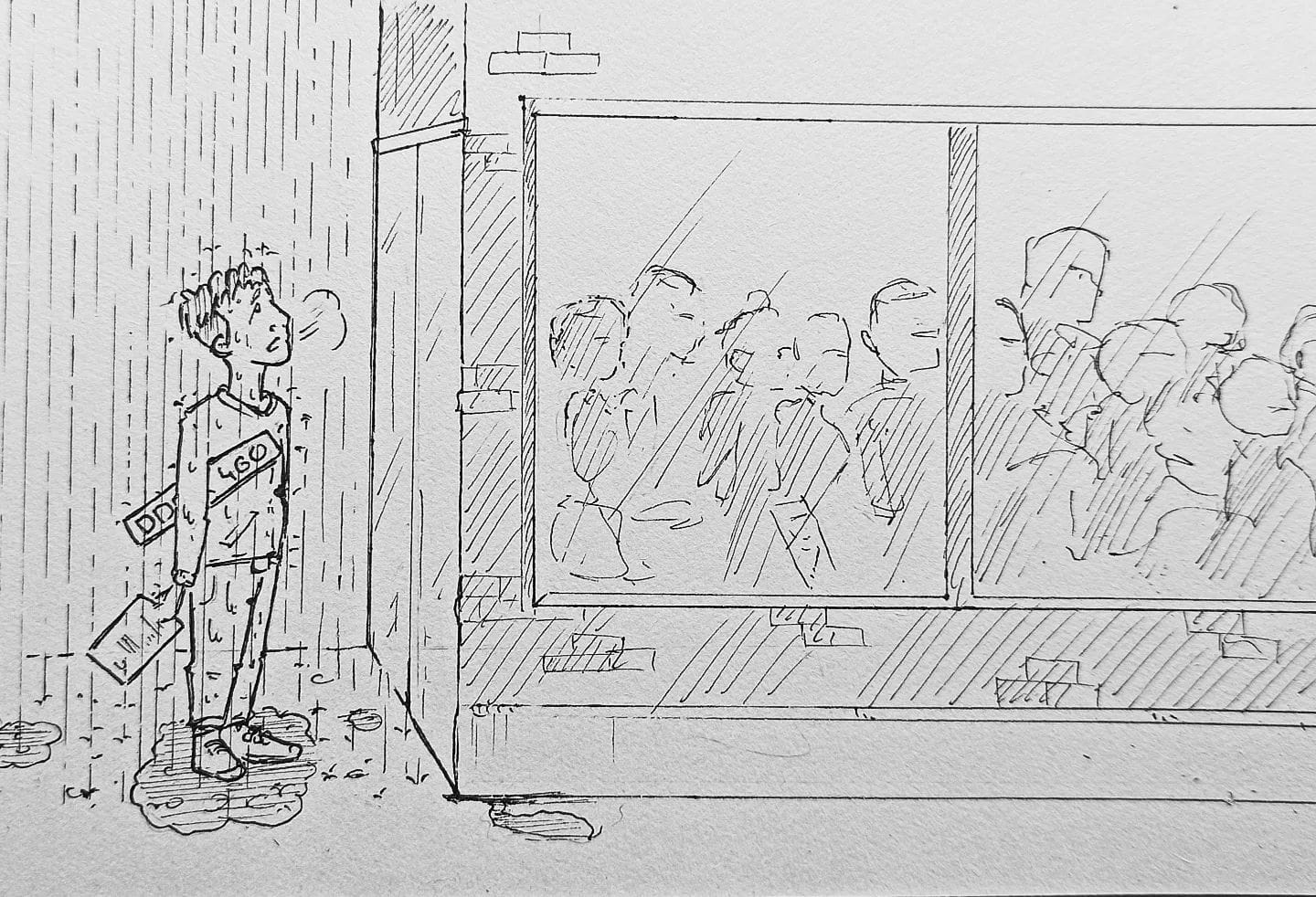 Es gibt auch die Möglichkeit ohne den Gang auf die #zulassungsstelle könnte man entgegen. Jedoch benötigt dann die #Post 10 weitere Werktage um die bunten Aufkleber zu verschicken.  #kopfprojekt #blog #life #diary #tagebuch #zettelfan #zeichnen #zeichnung #bildchen #skizze #skribble #scribble #kritzelei #comic #drawing #illustration #painting #artbook #sketch #sketchbook #doodle #draft #inkdrawing