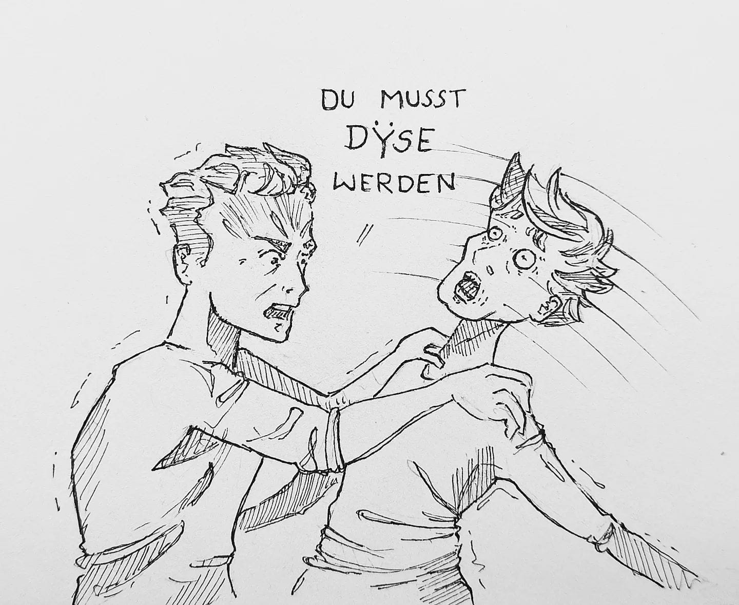 Geilo, heut geht's ab in die #chemiefabrikdresden mit #DYSE - ich freu mich đ€#kopfprojekt #blog #life #diary #tagebuch #zettelfan #zeichnen #zeichnung #bildchen #skizze #skribble #scribble #kritzelei #comic #drawing #illustration #painting #artbook #sketch #sketchbook #doodle #draft #inkdrawing