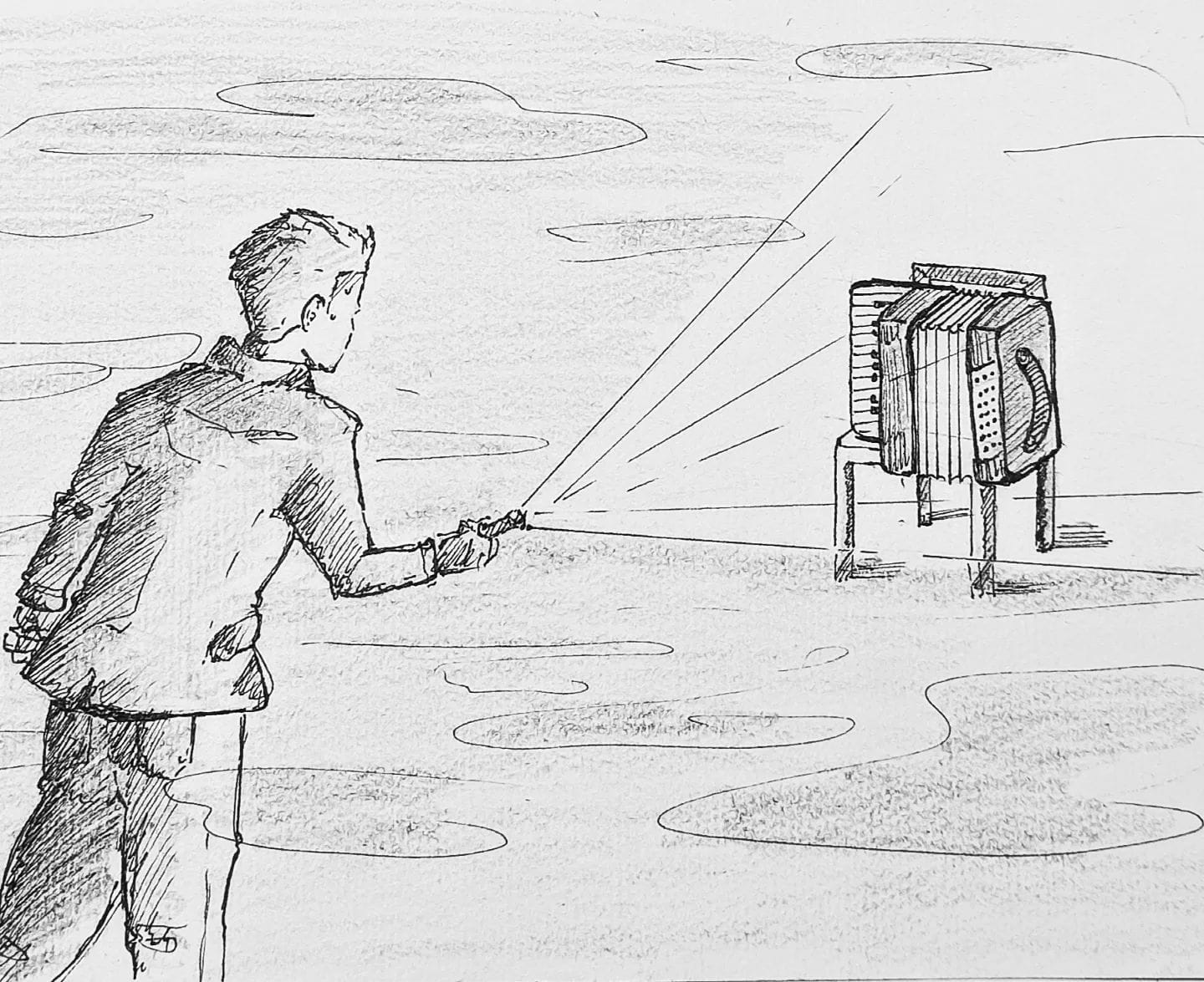 Das war ja mal was neues 😀 Ps: Liebe Autofahrer, bitte schaut mal in die Bedienungsanleitung wo eure Nebelschlussleuchte eingeschaltet wird! #kopfprojekt #blog #life #diary #tagebuch #zettelfan #zeichnen #zeichnung #bildchen #skizze #skribble #scribble #kritzelei #comic #drawing #illustration #painting #artbook #sketch #sketchbook #doodle #draft #inkdrawing