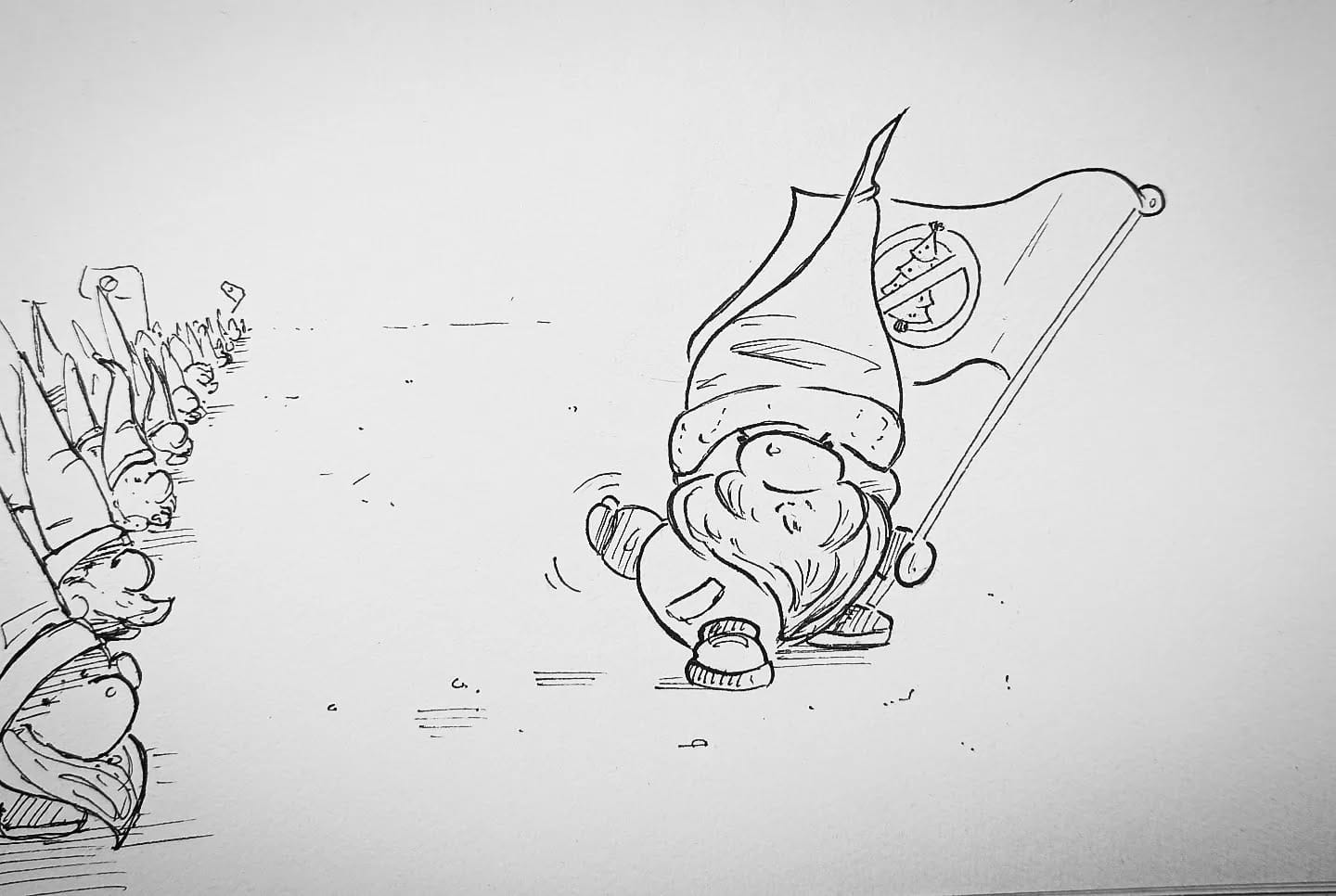 Ihr seid freie #wichtel! Lasst euch nicht von diesem Konsumfest verarschen und macht es dieses Jahr anders. Sie wollen nur euer bestes - euer Geld  #kopfprojekt #Zeichnen #ComicArt #Illustration #WeihnachtenIstKommerz #FreieWichtel #Konsumgesellschaft #GegenDenStrom #KunstMitMessage #AntiKonsum #CharacterDesign #DigitalArt #Konsumkritik #XmasTruth #SlowLiving #CreativeProtest #ArtWithPurpose #Minimalismus #BewusstLeben #Kommerzialisierung #NachhaltigLeben