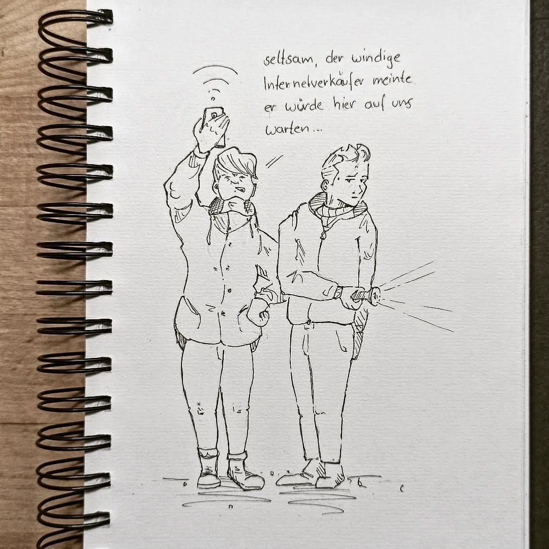 Was soll schon schief gehen ...#kopfprojekt #blog #life #diary #tagebuch #zettelfan #zeichnen #zeichnung #bildchen #skizze #skribble #scribble #kritzelei #comic #drawing #illustration #painting #artbook #sketch #sketchbook #doodle #draft #inkdrawing