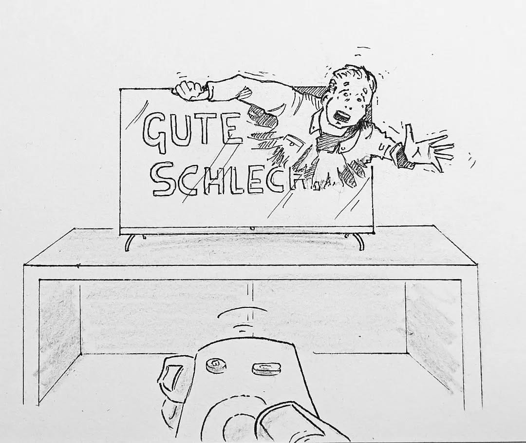 Das hilflose Gefühl, wenn ihr einfach in einer miesen #seifenoper lebt und ein neues Kapitel angefangen hat. #kopfprojekt #gzsz #soap #blog #life #diary #tagebuch #zettelfan #zeichnen #zeichnung #bildchen #skizze #skribble #scribble #kritzelei #comic #drawing #illustration #painting #artbook #sketch #sketchbook #doodle #draft #inkdrawing