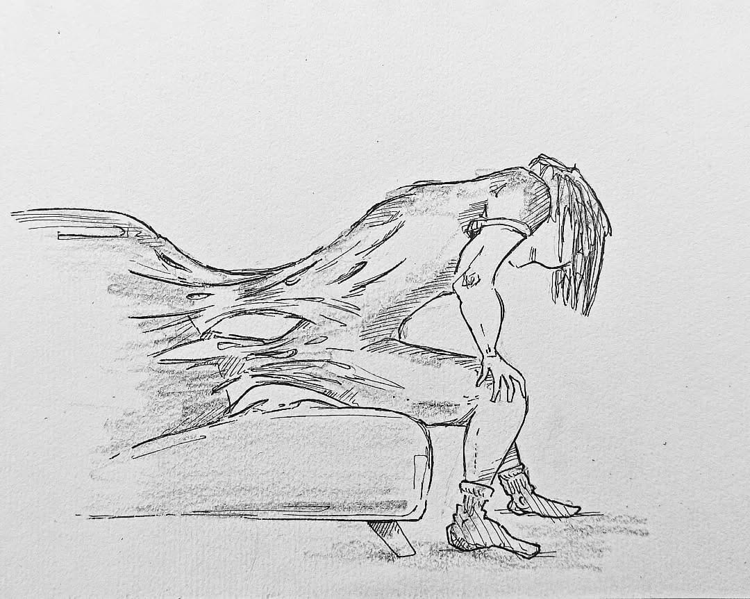 Wir können das schaffen, rafft euch auf, Schritt für Schritt! #kopfprojekt #blog #life #diary #tagebuch #zettelfan #zeichnen #zeichnung #bildchen #skizze #skribble #scribble #kritzelei #comic #drawing #illustration #painting #artbook #sketch #sketchbook #doodle #draft #inkdrawing