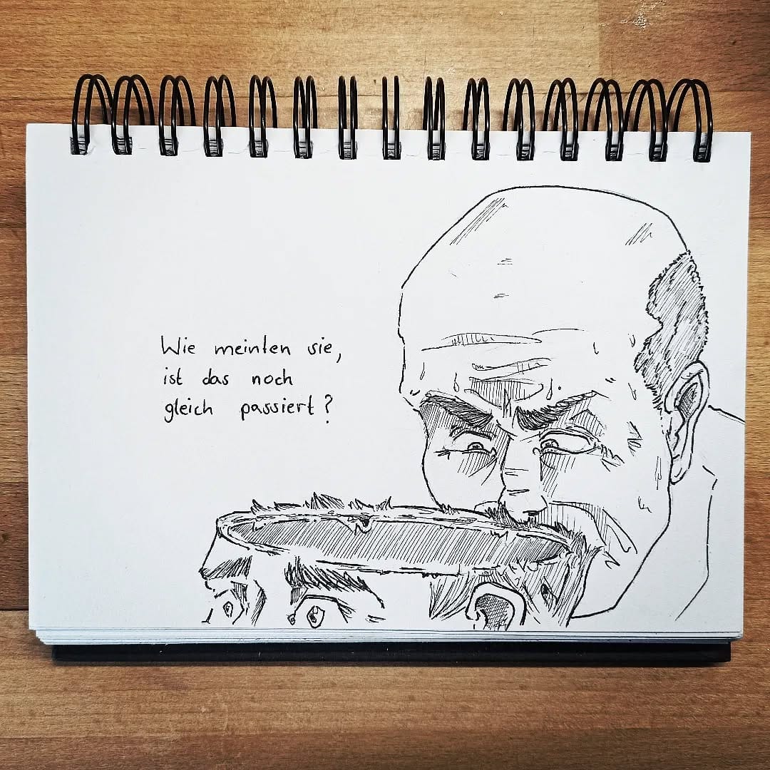 Zu viel #kopfprojekt in letzter Zeit, man kann einfach nicht alles durchdenken. Die Devise ist wohl, einfach machen! #kopfprojekt #blog #life #diary #tagebuch #zettelfan #zeichnen #zeichnung #bildchen #skizze #skribble #scribble #kritzelei #comic #drawing #illustration #painting #artbook #sketch #sketchbook #doodle #draft #inkdrawing