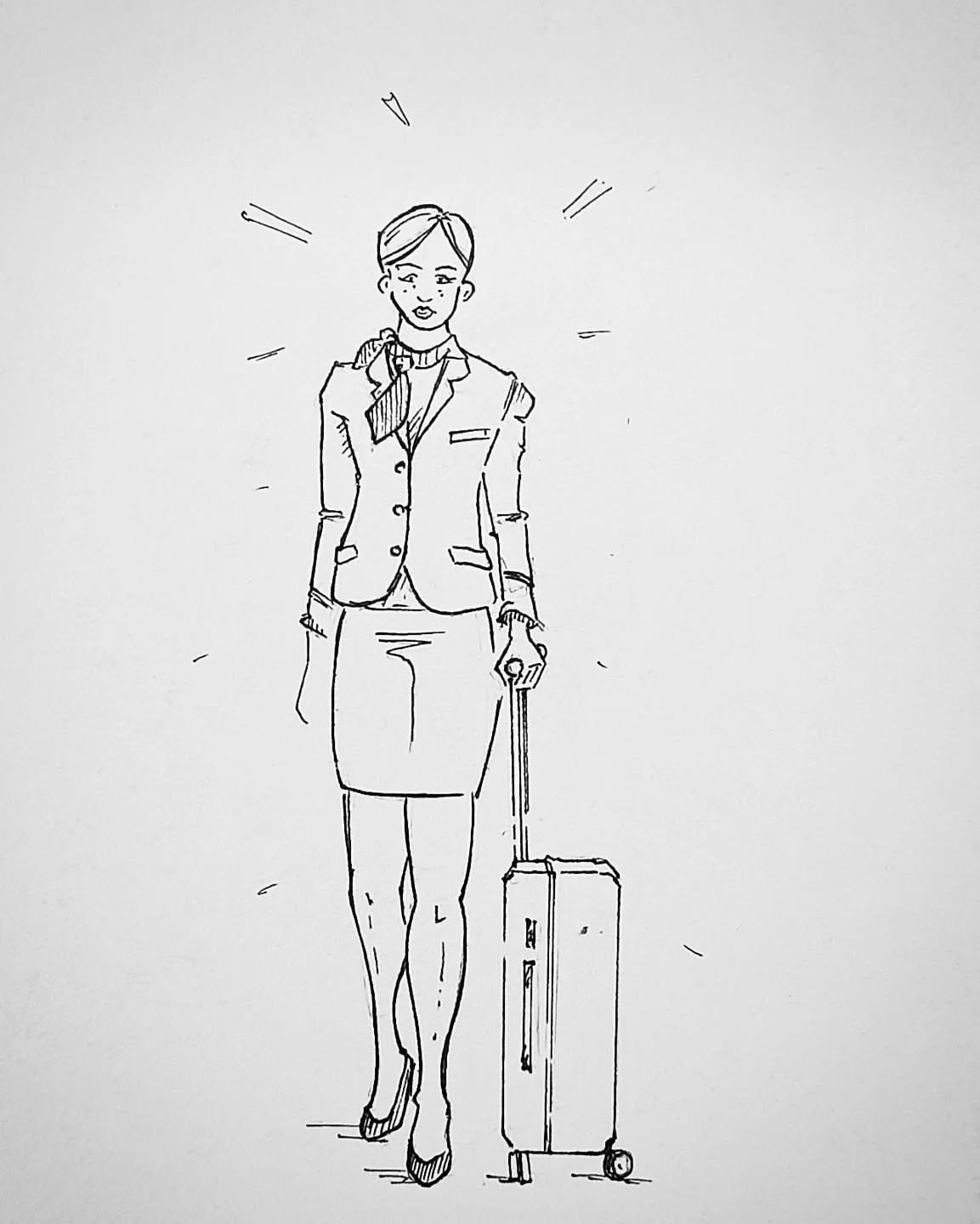 Besuch aus der Vergangenheit - da werden Erinnerungen wach. ️ #lufthansa #lufthansacrew️