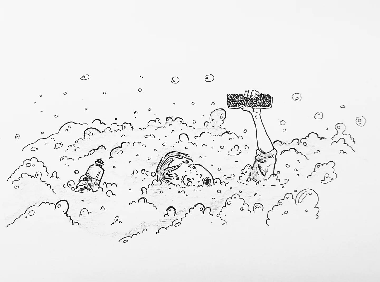 Erster Schritt, #Wohnwagen ordentlich saubermachen war schon mal ein voller Erfolg #kopfprojekt #blog #life #diary #tagebuch #zettelfan #zeichnen #zeichnung #bildchen #skizze #skribble #scribble #kritzelei #comic #drawing #illustration #painting #artbook #sketch #sketchbook #doodle #draft #inkdrawing