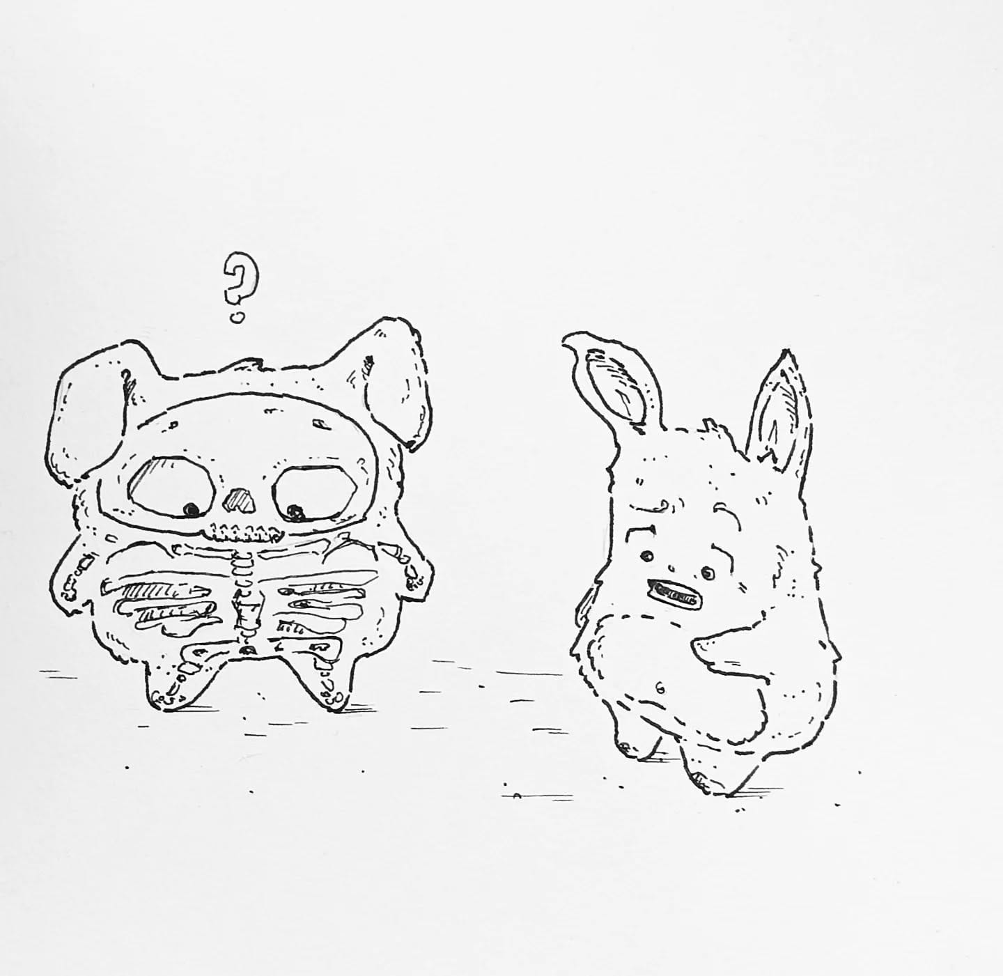 Ich werde zunehmend dünnhäutiger in letzter Zeit #kopfprojekt #blog #life #diary #tagebuch #zettelfan #zeichnen #zeichnung #bildchen #skizze #skribble #scribble #kritzelei #comic #drawing #illustration #painting #artbook #sketch #sketchbook #doodle #draft #inkdrawing