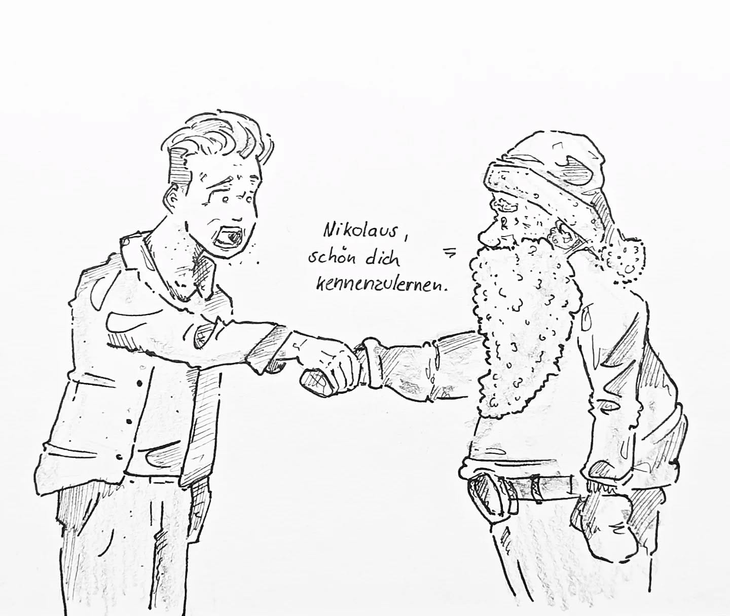 Ich bin echt gespannt auf das Meeting heute, für alle Fälle habe ich lieber noch Mal meine Stiefel geputzt 🤔#kopfprojekt #nikolaus #blog #life #diary #tagebuch #zettelfan #zeichnen #zeichnung #bildchen #skizze #skribble #scribble #kritzelei #comic #drawing #illustration #painting #artbook #sketch #sketchbook #doodle #draft #inkdrawing