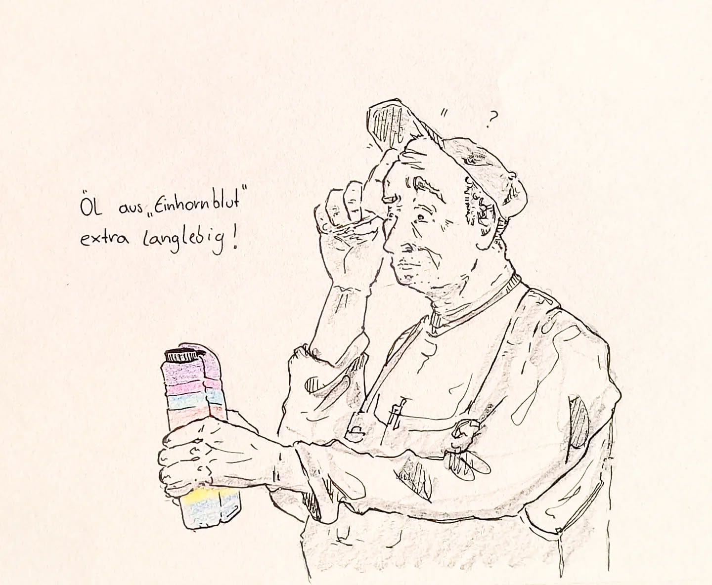 Heute muss der #Dacia zur ersten Inspektion und #ölwechsel. Hoffentlich füllen die was gutes ein  #kopfprojekt #blog #life #diary #tagebuch #zettelfan #zeichnen #zeichnung #bildchen #skizze #skribble #scribble #kritzelei #comic #drawing #illustration #painting #artbook #sketch #sketchbook #doodle #draft #inkdrawing