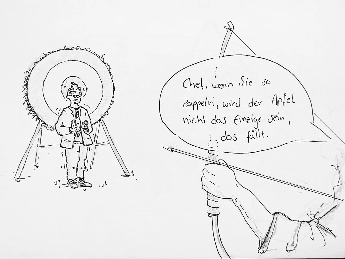 Wie passend, dass wir heute als Team zum #bogenschießen gehen und der Chef auch gleich mit kommt