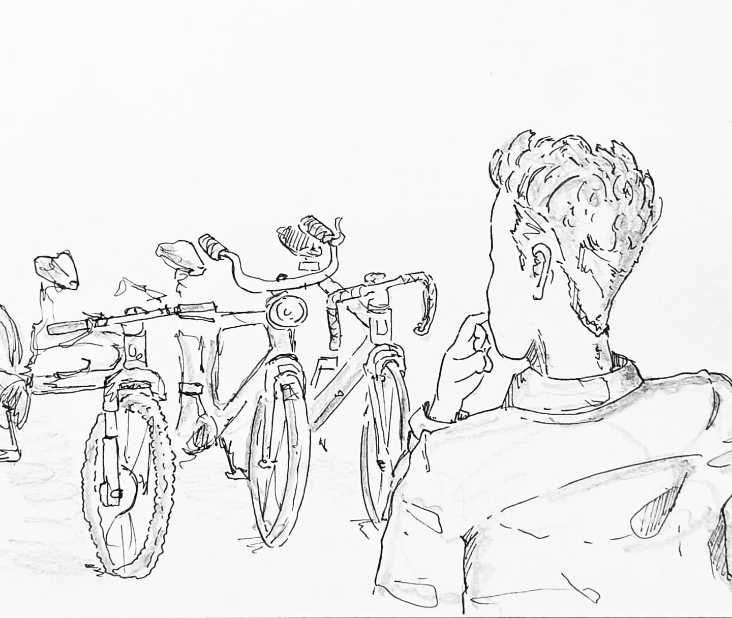 Der Herbst ist da!  Jetzt haben wir wohl alle wieder die Qual, ein passendes Fahrrad wählen zu müssen 🤔🤯#kopfprojekt #blog #life #diary #tagebuch #zettelfan #zeichnen #zeichnung #bildchen #skizze #skribble #scribble #kritzelei #comic #drawing #illustration #painting #artbook #sketch #sketchbook #doodle #draft #inkdrawing