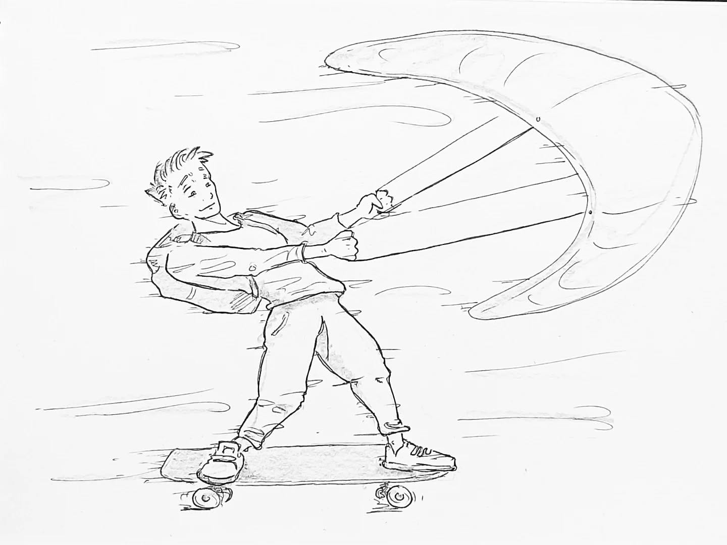 Wer fährt denn mit dem Fahrrad, wenn er #Rückenwind hat 🌬️🛹🪂 #kopfprojekt #blog #life #diary #tagebuch #zettelfan #zeichnen #zeichnung #bildchen #skizze #skribble #scribble #kritzelei #comic #drawing #illustration #painting #artbook #sketch #sketchbook #doodle #draft #inkdrawing