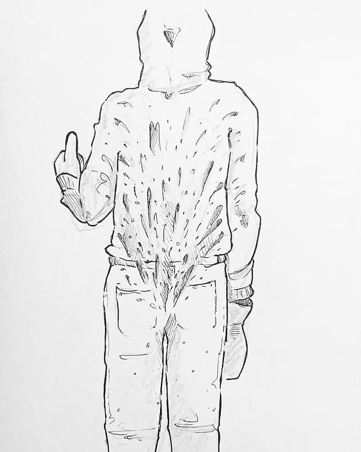 Dieses Problem kennen vielleicht nicht alle, damit es nicht zu Missverständnissen kommt, möchte ich darauf hinweisen, dass es sich nicht um ein physiologisches Problem handelt 🚴#kopfprojekt #blog #life #diary #tagebuch #zettelfan #zeichnen #zeichnung #bildchen #skizze #skribble #scribble #kritzelei #comic #drawing #illustration #painting #artbook #sketch #sketchbook #doodle #draft #inkdrawing