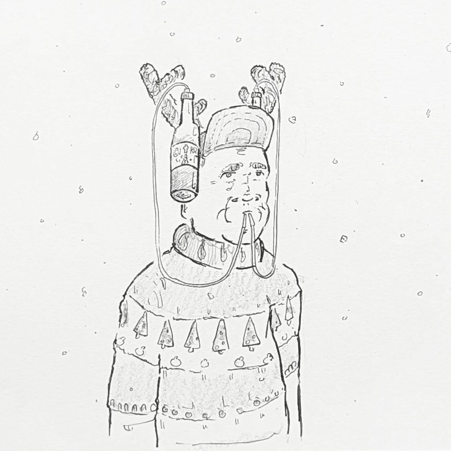 Weihnachtsmarkt ist für dieses jahr abgeschlossen, ein wenig entrückt bin ich aber schon. Ich hatte damit gerechnet, dass die Hölle los sein würde. War aber fast schon leer, zu leer. Die Händler da so traurig zu sehen wär wirklich nur mit Glühwein zu ertragen. …#kopfprojekt #blog #life #diary #tagebuch #zettelfan #zeichnen #zeichnung #bildchen #skizze #skribble #scribble #kritzelei #comic #drawing #illustration #painting #artbook #sketch #sketchbook #doodle #draft #inkdrawing