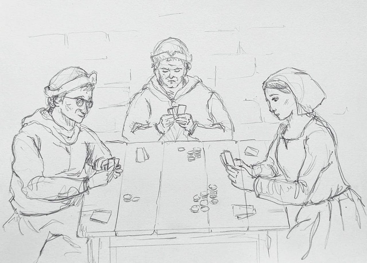 Ach, was ein schöner Abend. Sollte man viel öfter machen, aber dann wäre es wohl nichts besonderes mehr. An den Kostümen müssen wir aber noch arbeiten 🫣